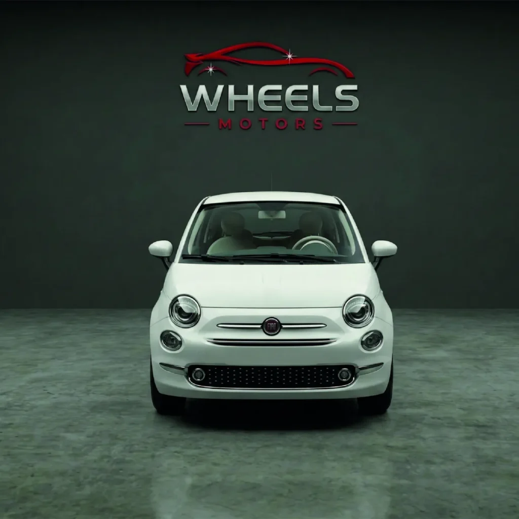 FIAT 500 بيضاء — منظر 4